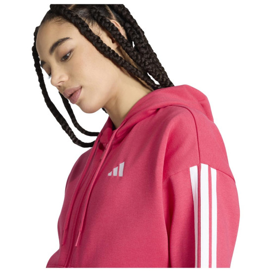 Adidas Γυναικεία ζακέτα Essentials 3-Stripes Fleece Full-Zip Hoodie